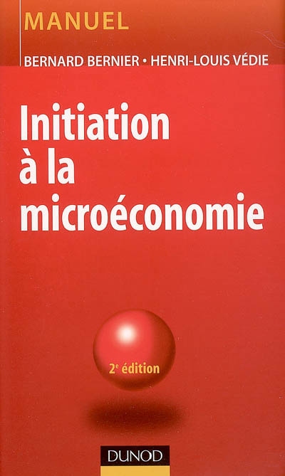 Initiation à la microéconomie