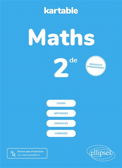 Maths 2de : nouveaux programmes