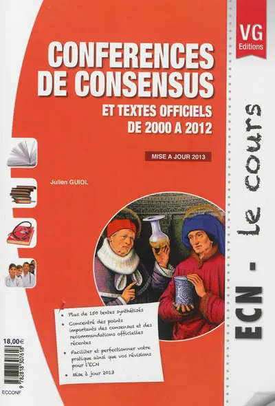 Conférences de consensus et textes officiels de 2000 à 2012 : mise à jour 2013