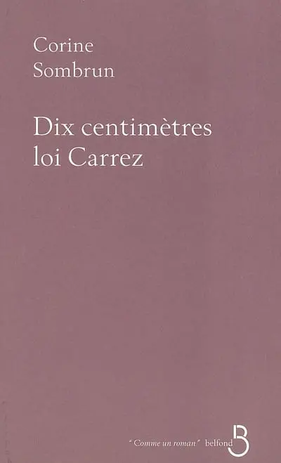Dix centimètres loi Carrez