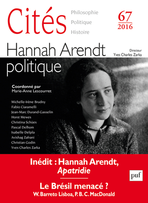 Cités, n° 67. Hannah Arendt politique