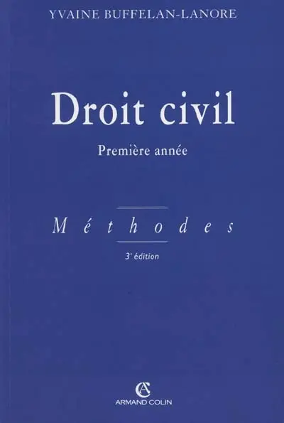 Droit civil, 1re année : méthodes