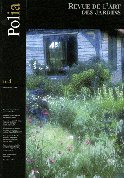 Polia : revue de l'art des jardins, n° 4