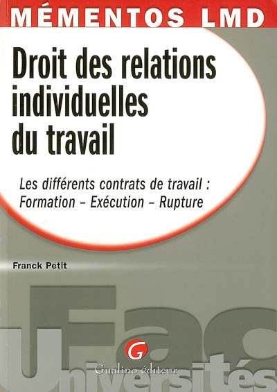 Droit des relations...