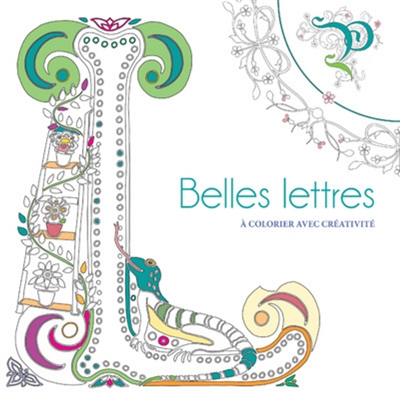 Belles lettres à colorier...