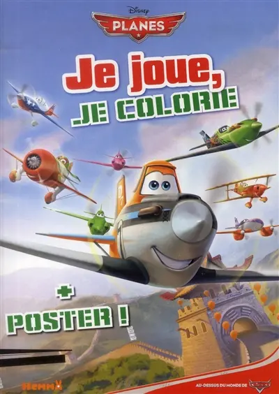 Planes, je joue, je colorie