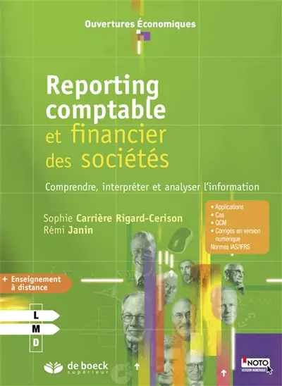 Reporting comptable et financier des sociétés : comprendre, interpréter et analyser l'information