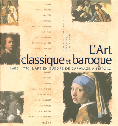 L'art classique et baroque : 1600-1770, l'art en Europe de Caravage à Tiepolo : Bernin, François Boucher, Canaletto...