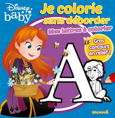 disney baby : mes lettres à colorier