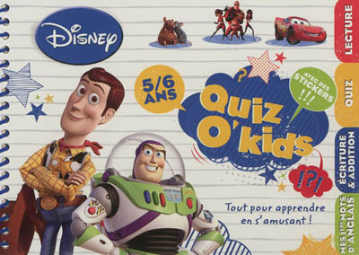 Disney, quiz o'kids, 5-6 ans
