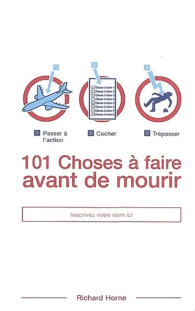 101 choses à faire avant de mourir