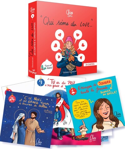 Qui sème du love.... Vol. 2. 25 cartes : spécial Noël