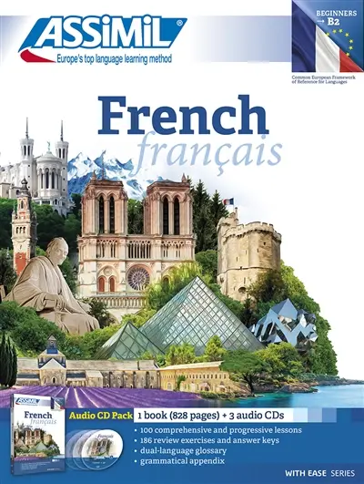 French : language proficiency level attained B2, beginners & false beginners : audio CD pack