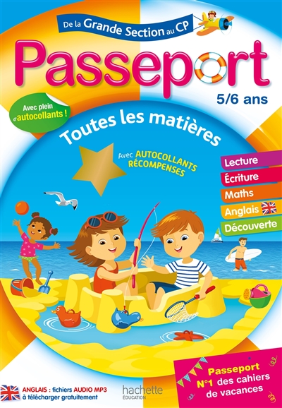 Passeport de la grande section au CP, 5-6 ans : toutes les matières