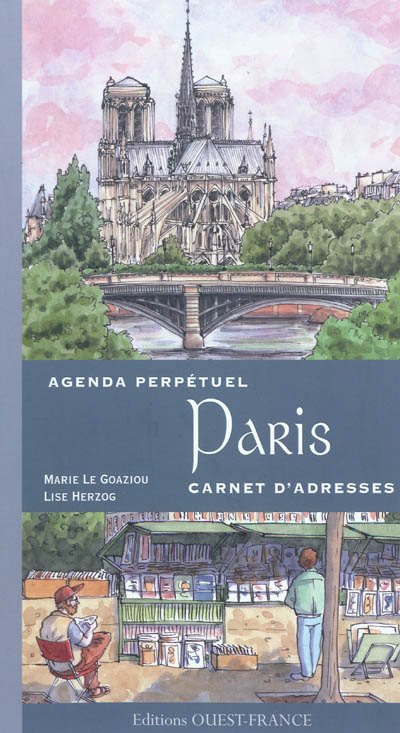 Paris : agenda perpétuel, carnet d'adresses