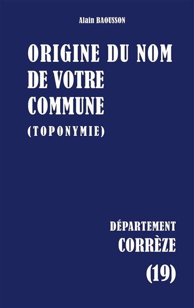 Origine du nom de votre...