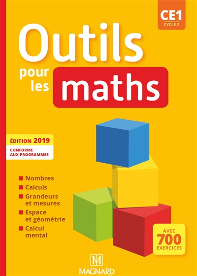 Outils pour les maths CE1, cycle 2 : conforme aux programmes