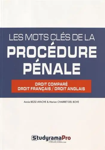 Les mots clés de la procédure pénale : droit comparé droit français-droit anglais