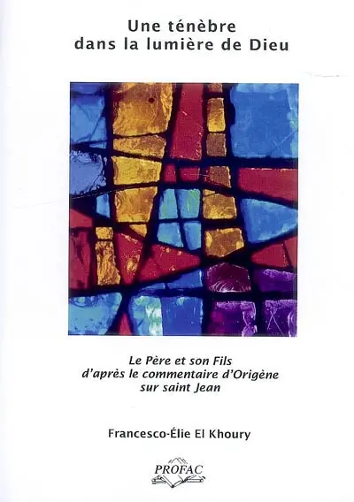 Une ténèbre dans la lumière de Dieu : le Père et son Fils d'après le commentaire d'Origène sur saint Jean