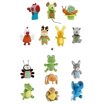 Marionnettes à doigts pour comptines 1 et 2 : offre spéciale