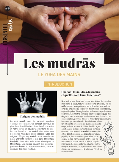 les mudras : le yoga des mains