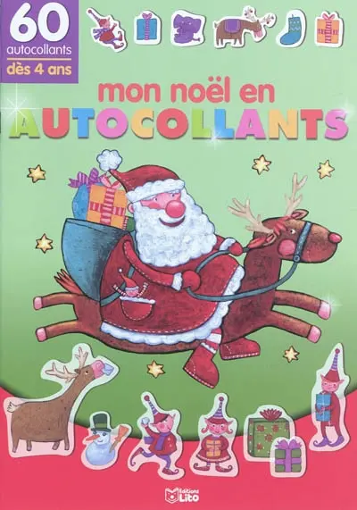 Mon Noël en autocollants : 60 autocollants, dès 4 ans
