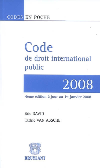 Code de droit international public