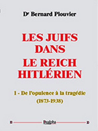 Les Juifs dans le Reich hitlérien. Vol. 1. De l'opulence à la tragédie : 1873-1938