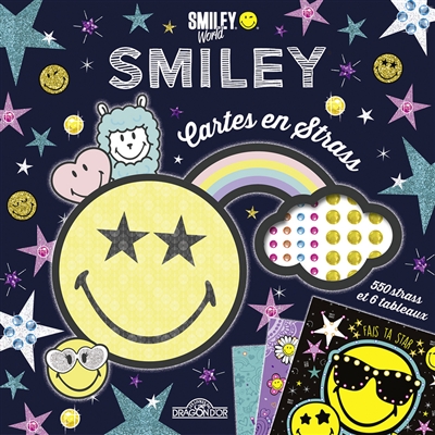 Smiley : cartes en strass
