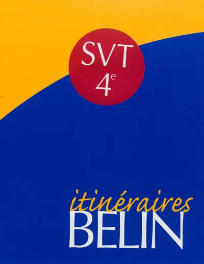 SVT 4e : sciences de la vie et de la terre : fichier du professeur, fiches méthode photocopiables, fiches d'exploitation des transparents
