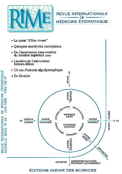 RIME : revue internationale de médecine étiopathique, n° 24