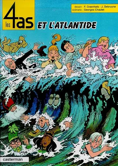 Les 4 as. Les 4 as et l'Atlantide