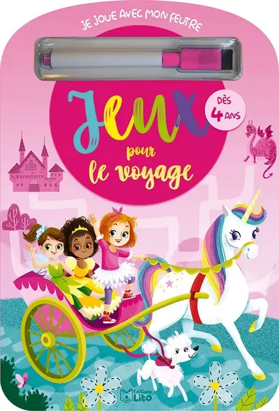 Jeux pour le voyage : dès 4 ans : rose