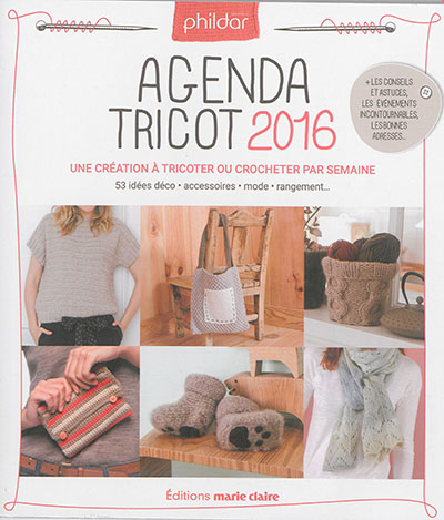 Agenda tricot 2016 : une...