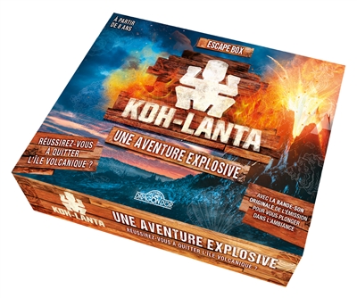 Koh-lanta : une aventure explosive : escape box