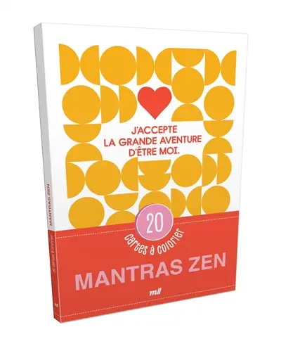 Mantras zen : 20 cartes à colorier