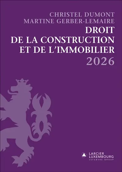 Droit de la construction et de l'immobilier 2026