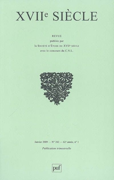 Dix-septième siècle, n° 242. Galilée-Descartes, entre science et philosophie