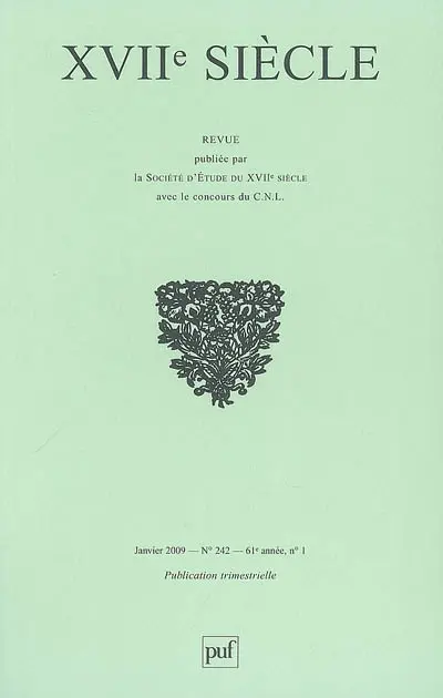 Dix-septième siècle, n° 242. Galilée-Descartes, entre science et philosophie