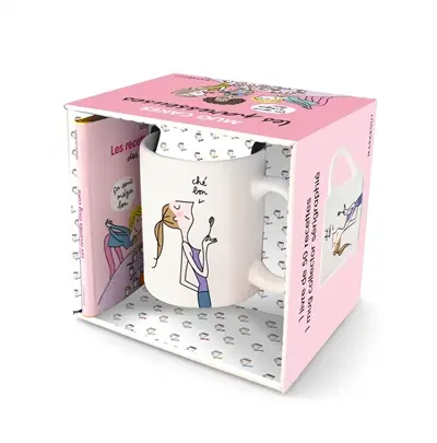 Mug cakes les paresseuses : 1 livre de 41 recettes, 1 mug collector sérigraphié