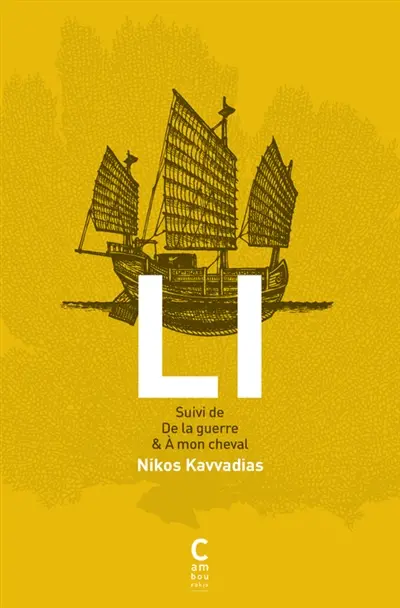 Li. De la guerre. A mon cheval