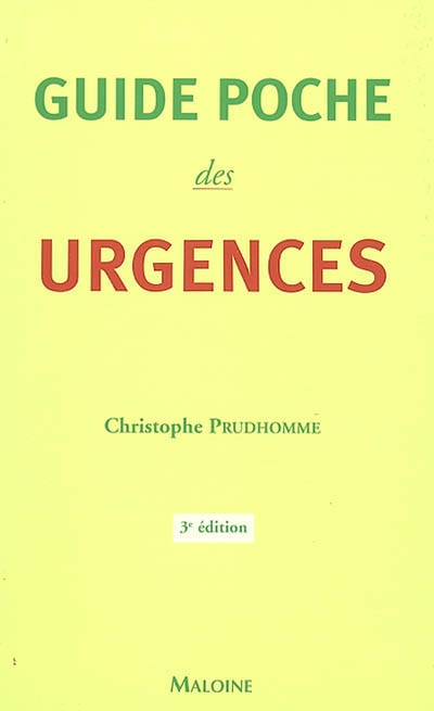 Guide poche des urgences