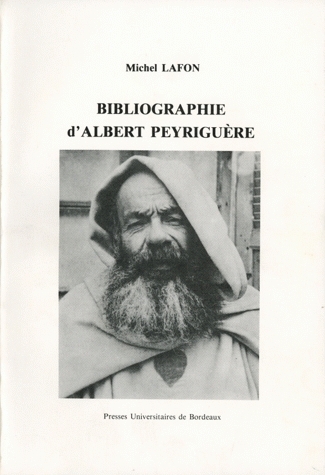 Bibliographie d'Albert Peyriguère