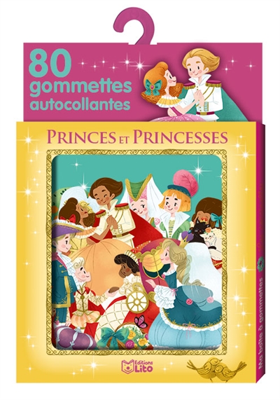 Princes et princesses : 80 gommettes autocollantes