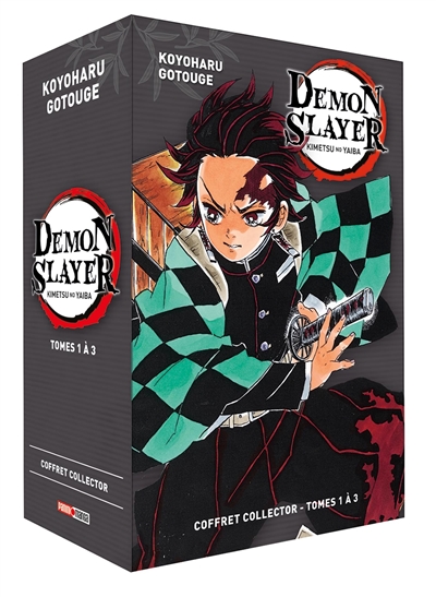Demon slayer : Kimetsu no yaiba : coffret collector tomes 1 à 3
