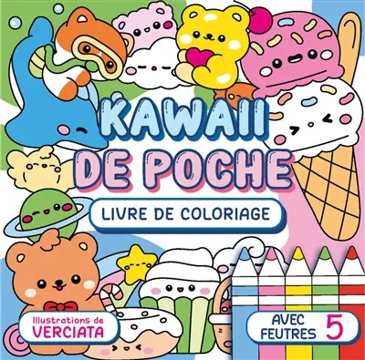Kawaii de poche : livre de coloriage Kawaii de poche : livre de coloriage