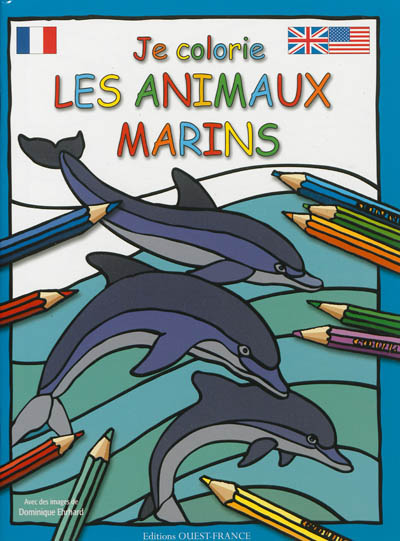 Je colorie les animaux marins