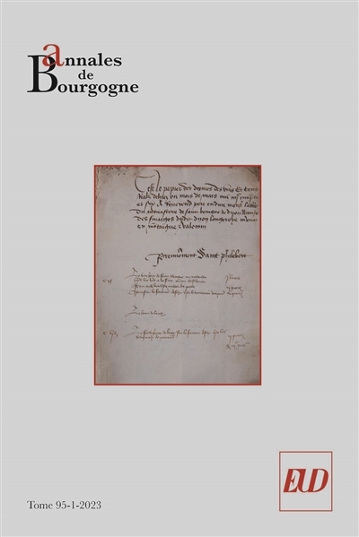 Annales de Bourgogne, n° 95-1