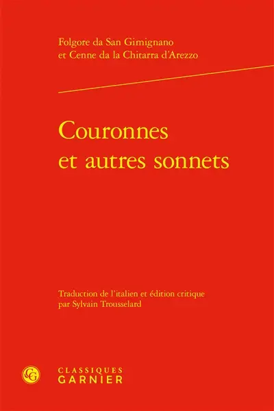 Couronnes : et autres sonnets