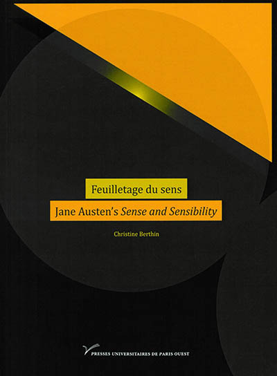 Feuilletage du sens : Jane Austen's Sense and sensibility
